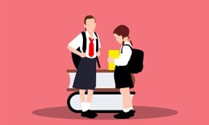 Dressed for school